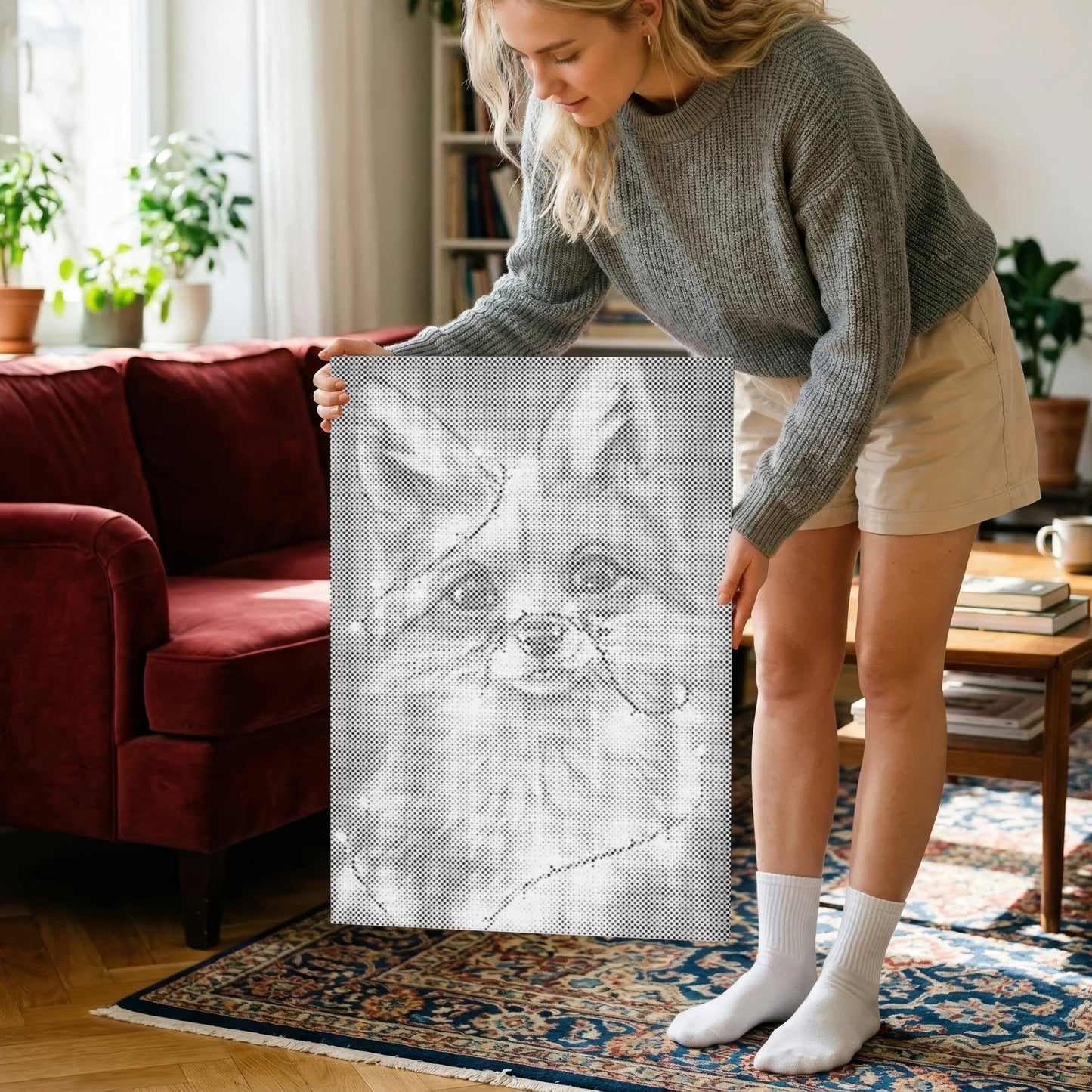 Zauber Fuchs | Peinture par Points Artisanale Kit Complet