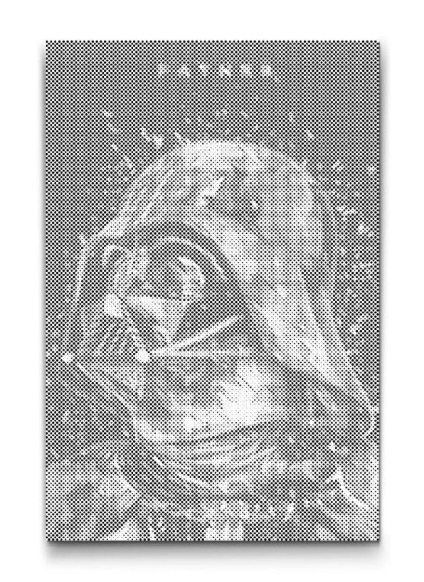 Dot Painting von Darth Vader mit Schriftzug FATHER – ikonisches Star Wars Motiv für Fans