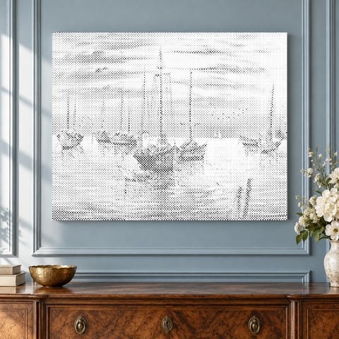 Le port des rêves | Peinture par points
