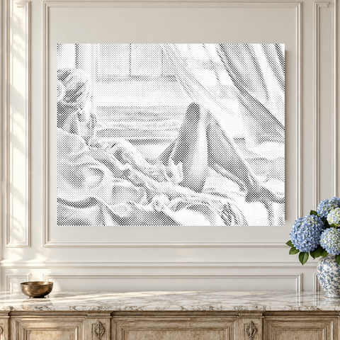 L’horizon paisible | Peinture par points