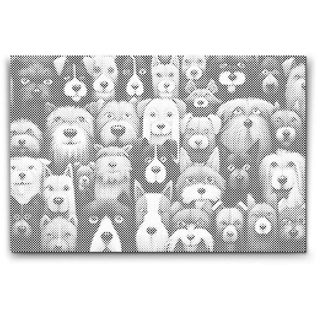 punktmalerei hundemotiv diy set