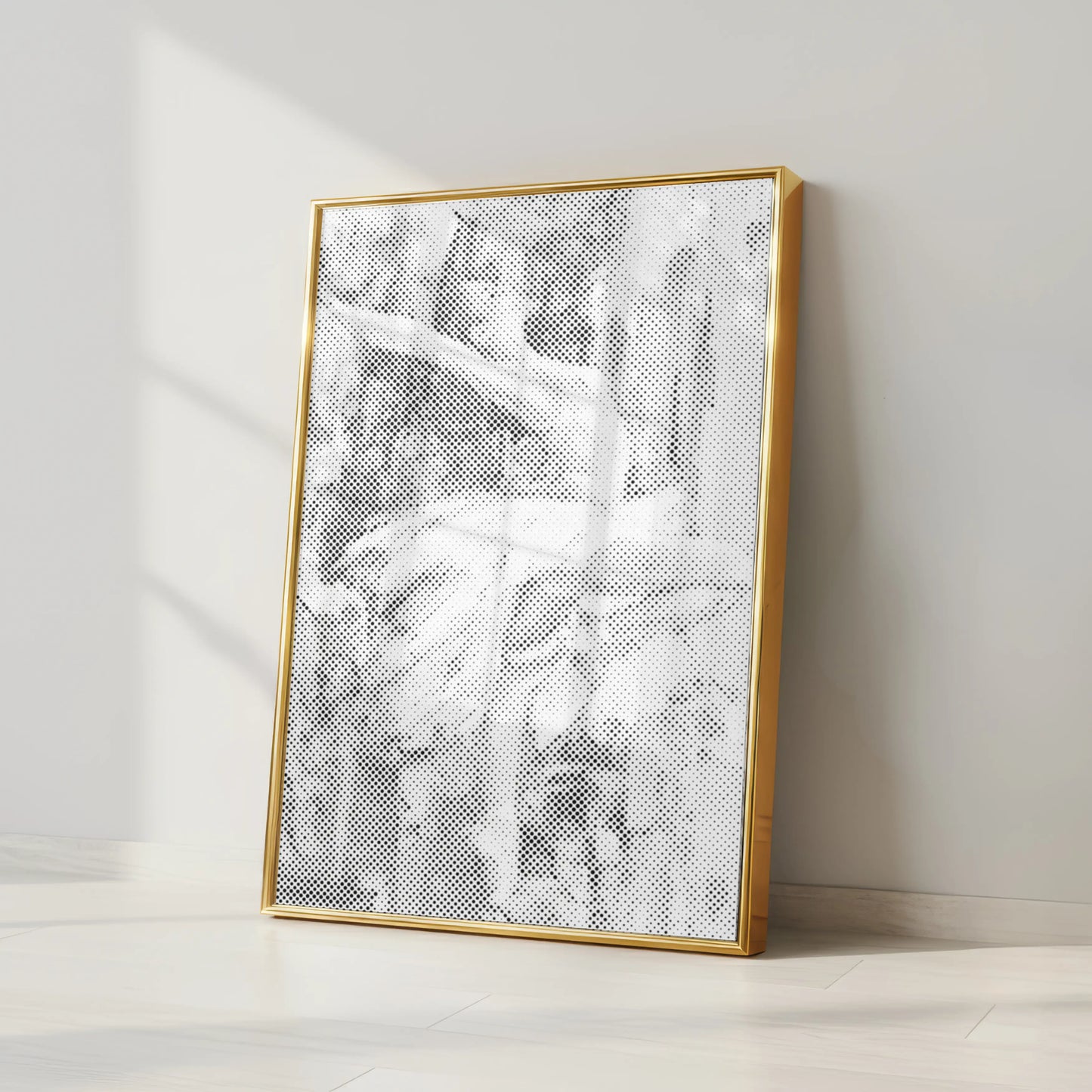 Ballerine en mouvement • Peinture par points