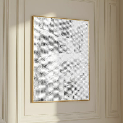 Ballerine en mouvement • Peinture par points