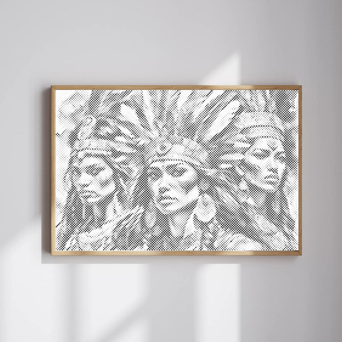 Magnifique et Élégante Frauen | Peinture par Points Artisanale Kit Complet en œuvre de peinture par points terminée