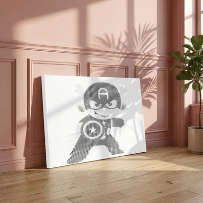 Captain America | Peinture par Points Artisanale Kit Complet