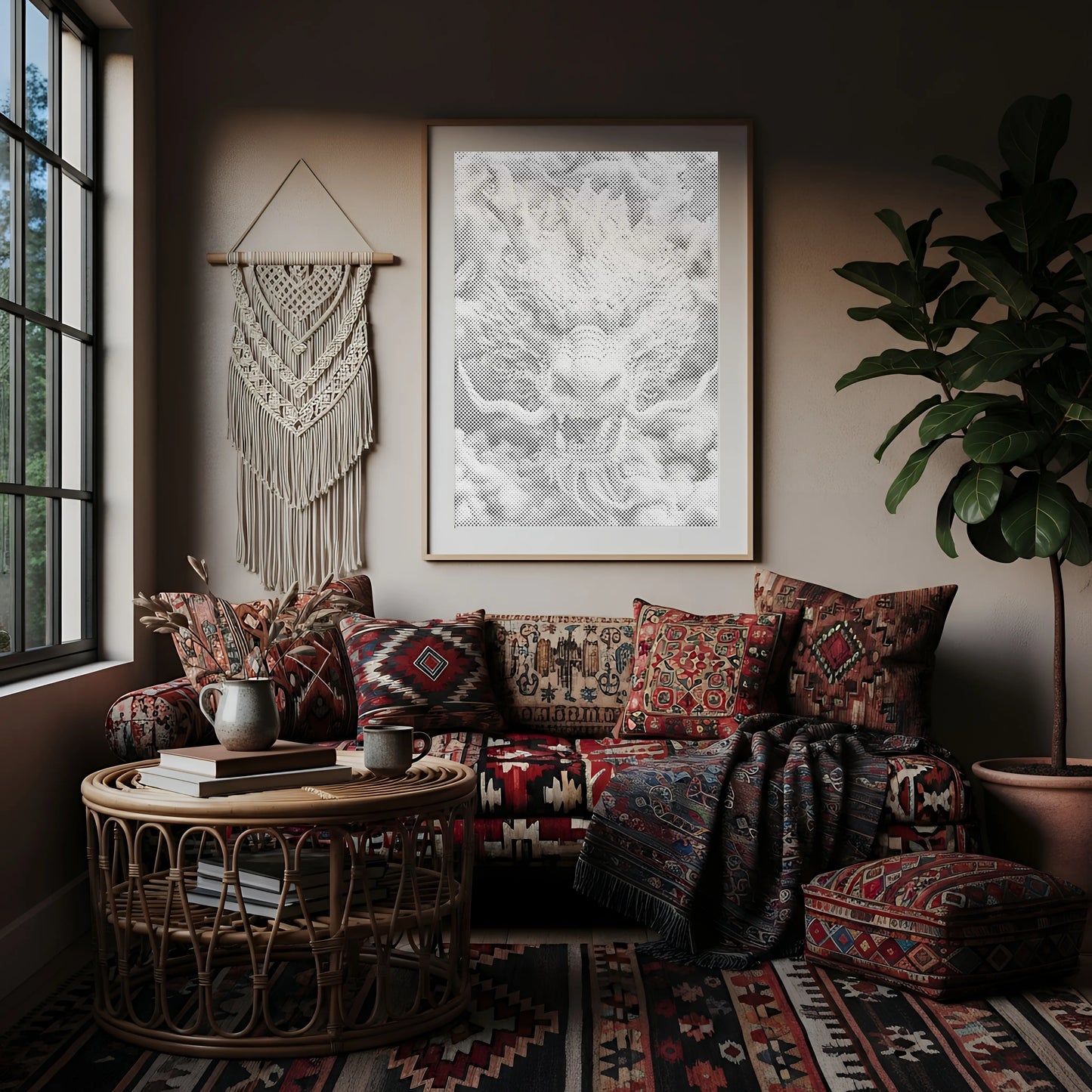 Chinesischer Drachen | Peinture par Points Artisanale Kit Complet