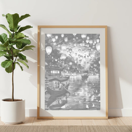 Lichtermeer – Villes et Paysages Urbains bei Nacht | Peinture par Points Artisanale Kit Complet