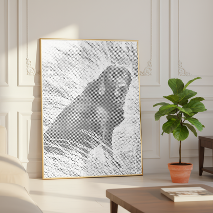 Custom Photo – peinture par points