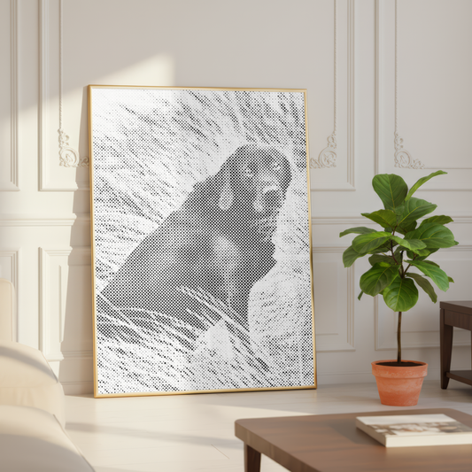 Peinture à points personnalisée 