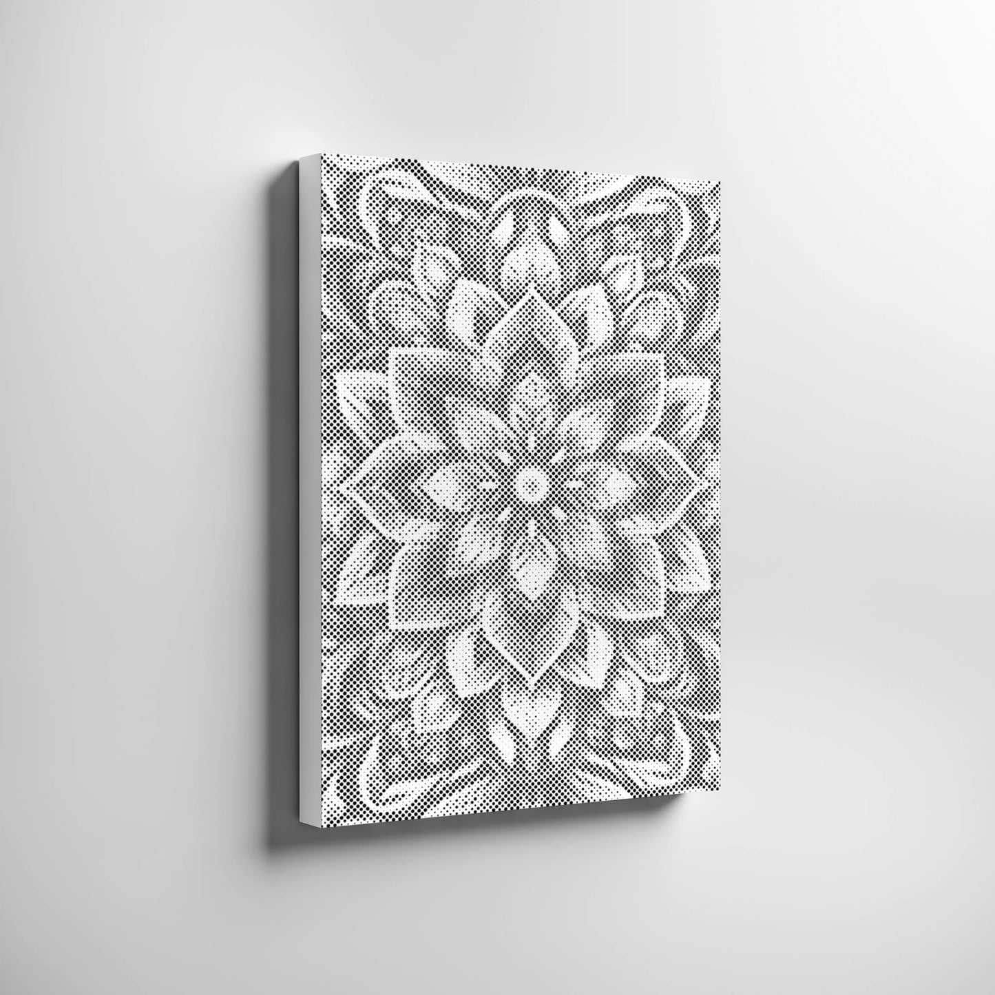 Mandala floral • Peinture par points