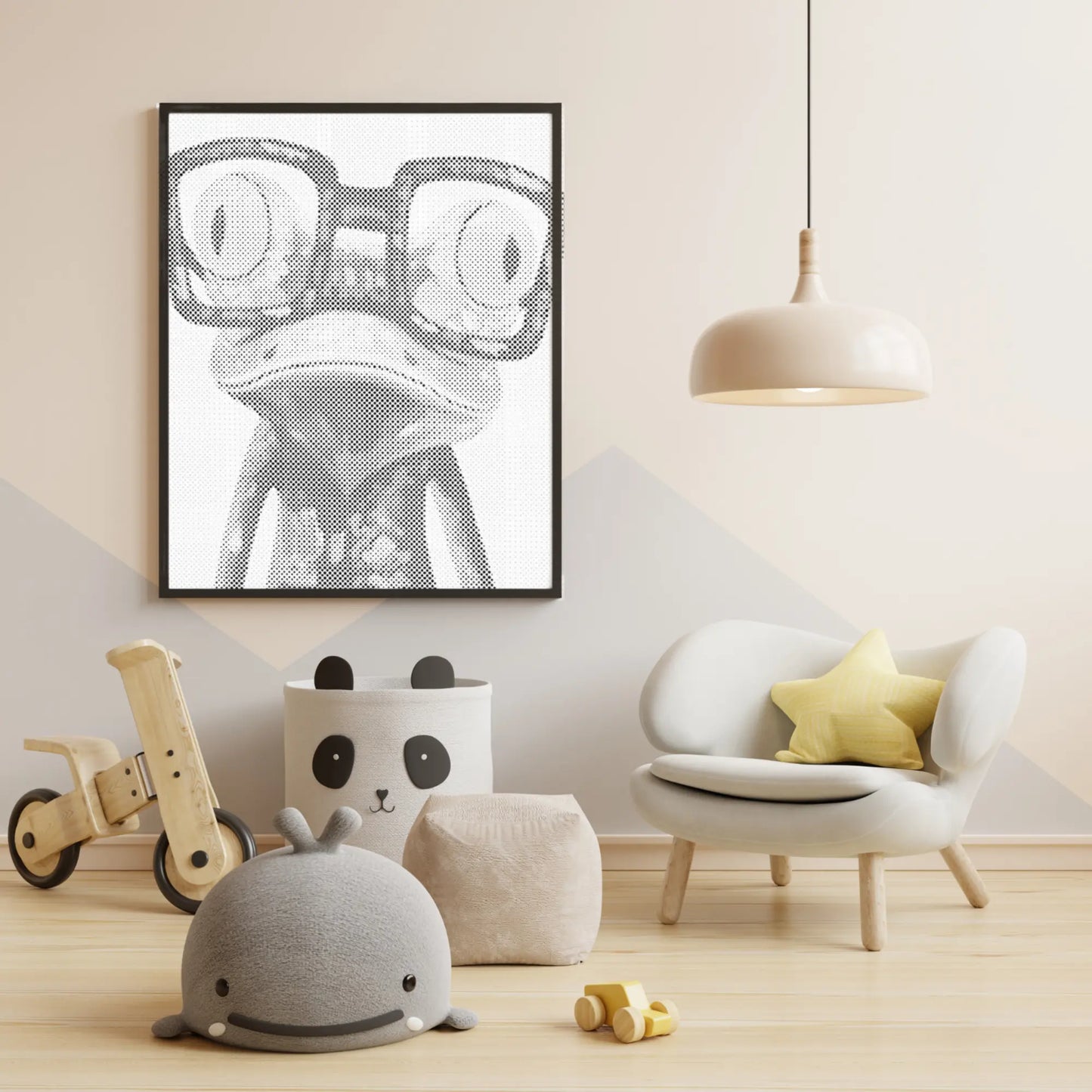 Frosch mit Brille | Peinture par Points Artisanale Kit Complet