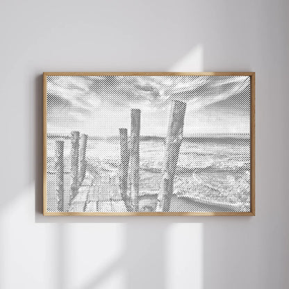 Sonnenuntergang am Strand | Peinture par Points Artisanale Kit Complet