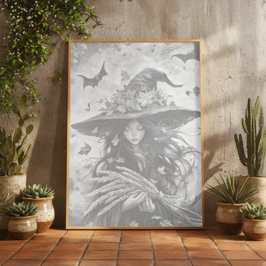 Sorcière des moissons • Peinture par points