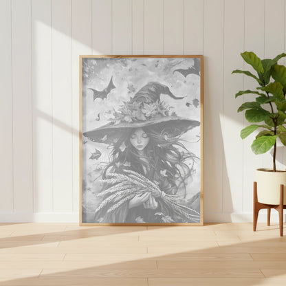 Sorcière des moissons • Peinture par points