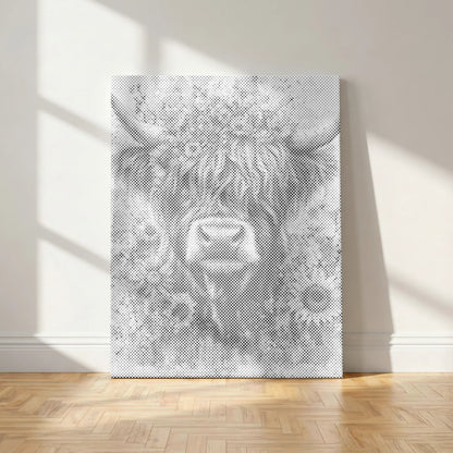 Highland Bloom • Peinture par points