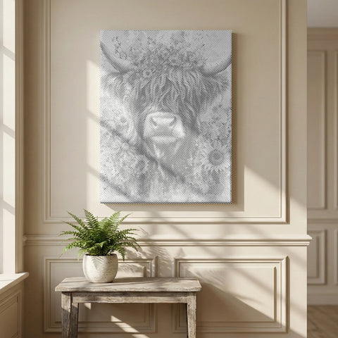 Highland Bloom • Peinture par points