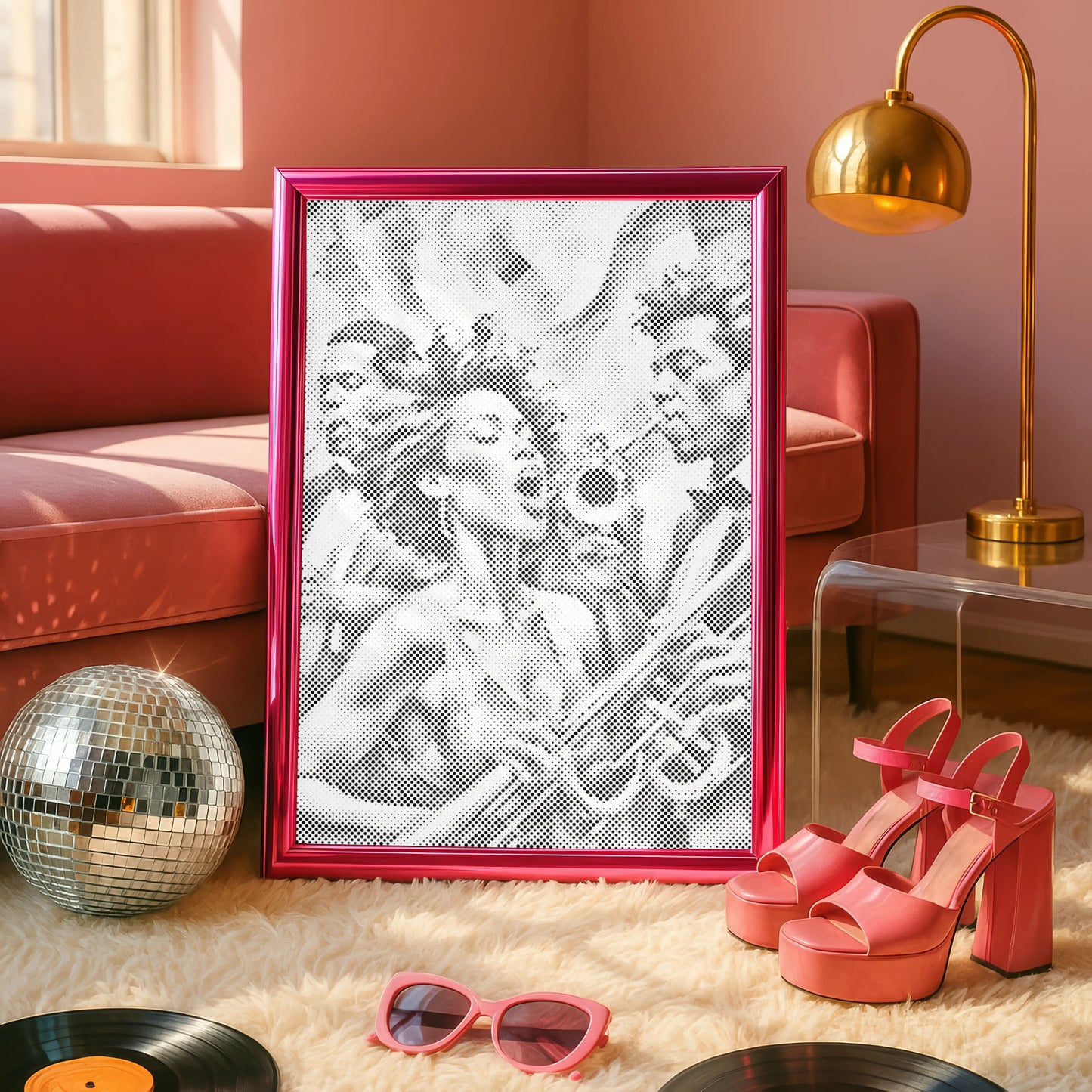 Chanteur de Jazz | Kit Peinture par Points Artisanal