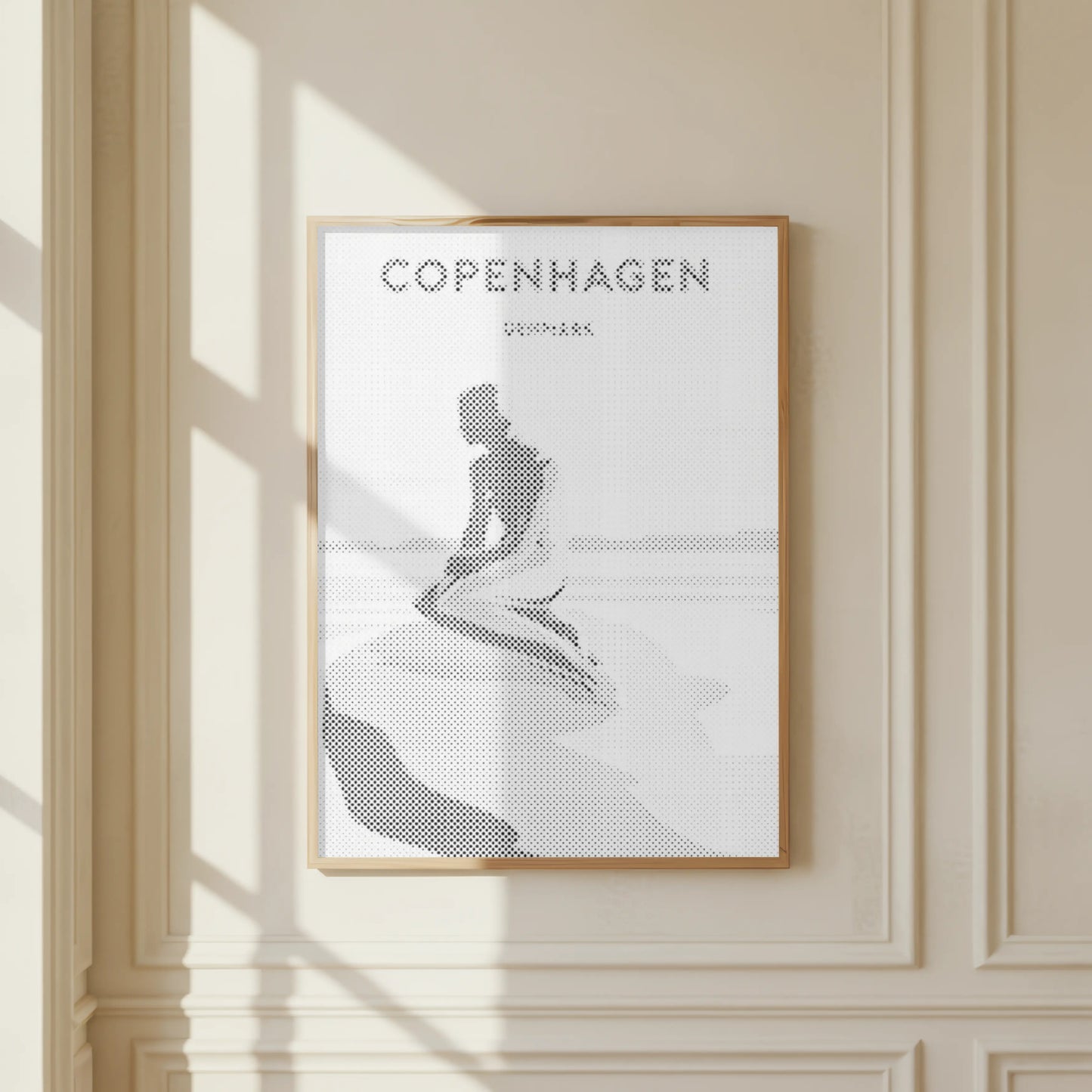 La Petite Sirène de Copenhague • Peinture par points
