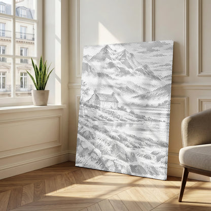 Refuge de montagne | Peinture par points