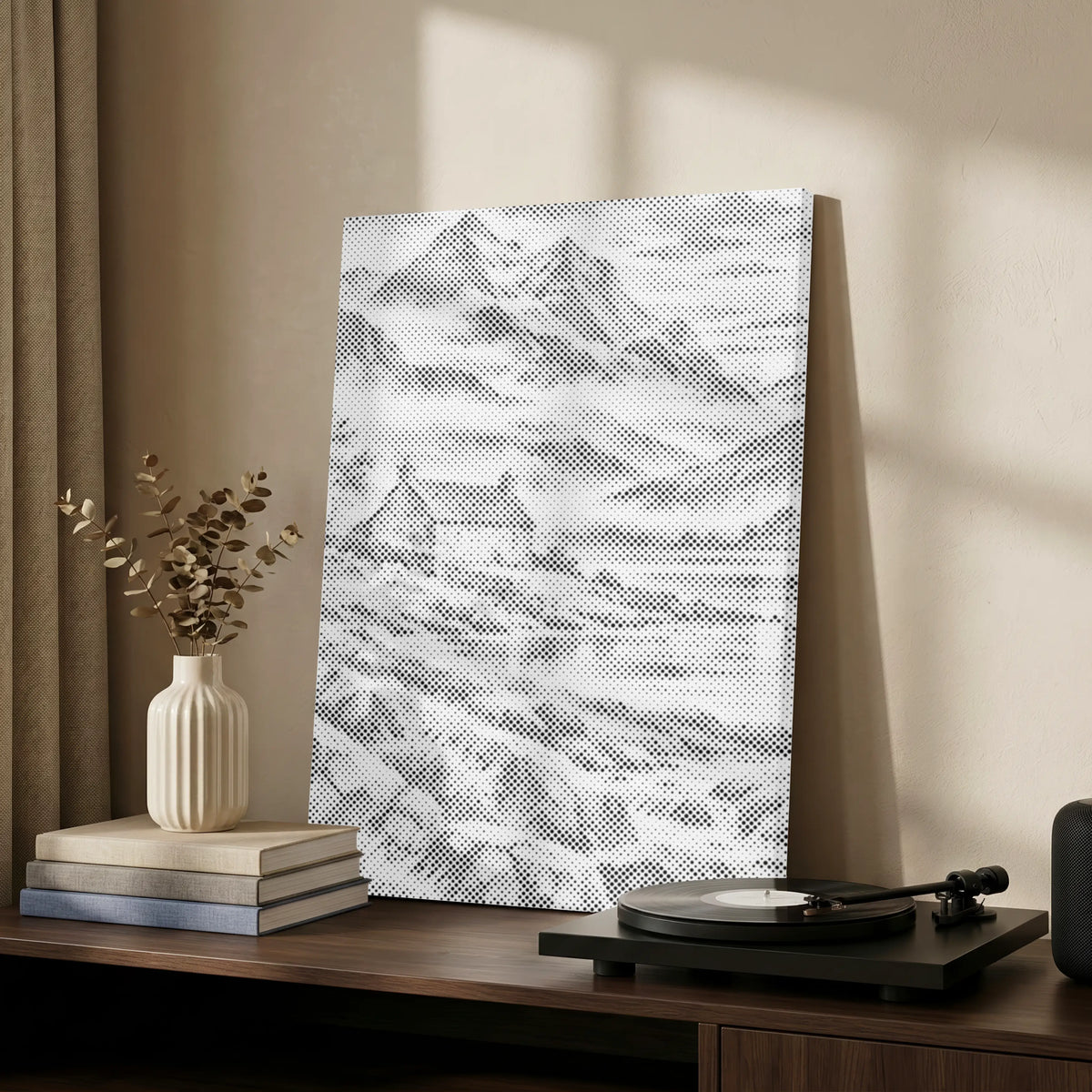 Refuge de montagne | Peinture par points