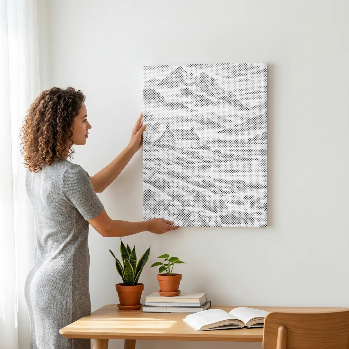 Refuge de montagne | Peinture par points