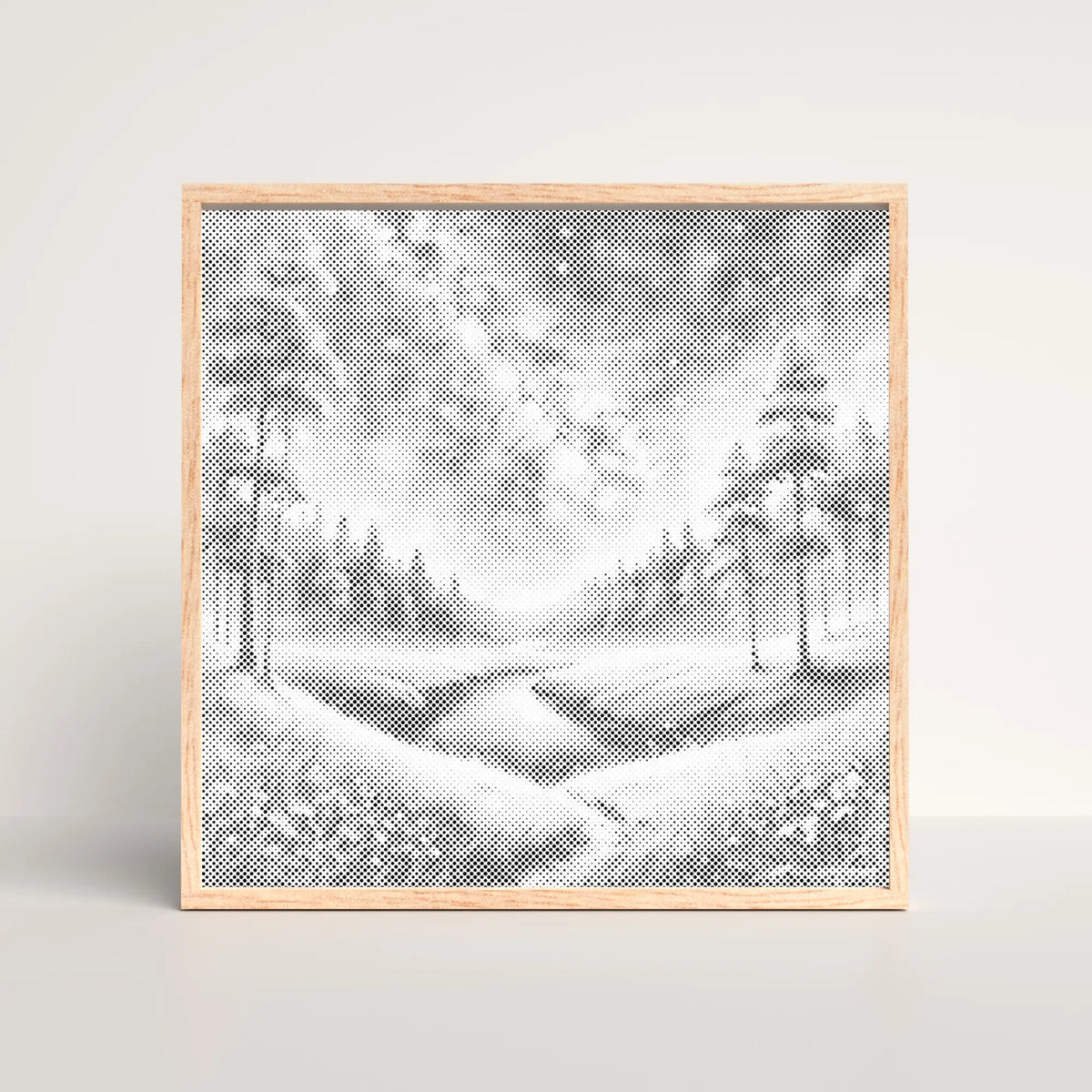 NachtPaysage et Nature et Élément Naturele Écologique | Peinture par Points Artisanale Kit Complet en œuvre de peinture par points terminée