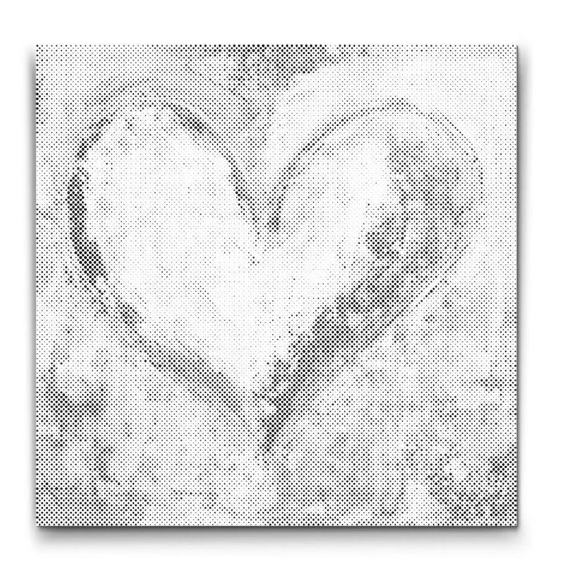 Cœur de points • Peinture par points en œuvre de peinture par points terminée
