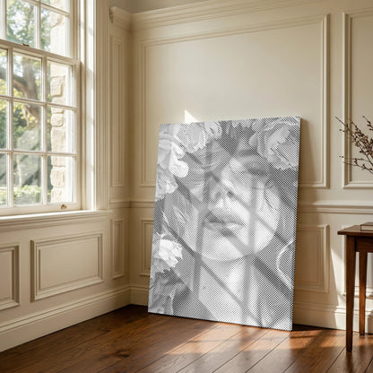 Voile de roses • Peinture par points