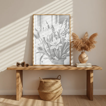 Frühlingsstrauß | Peinture par Points Artisanale Kit Complet