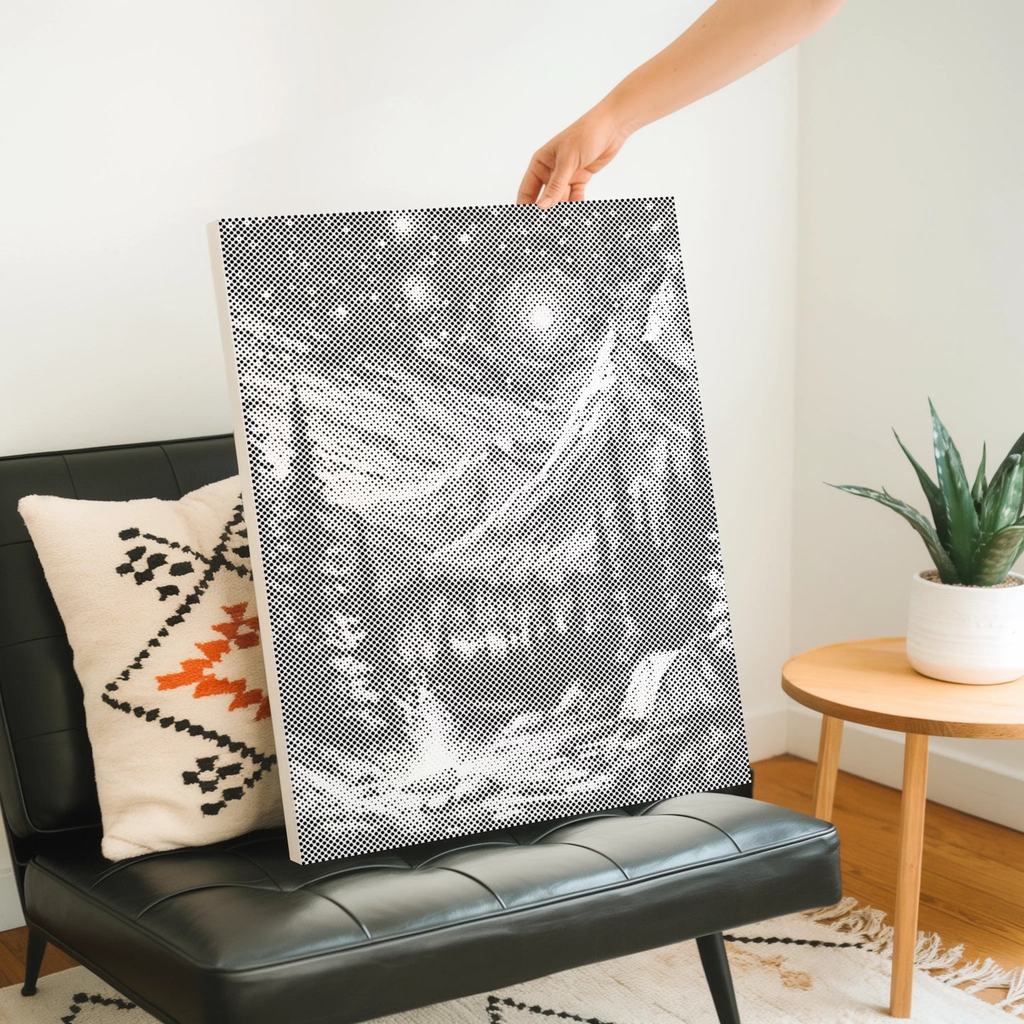 Sternenhimmel am Lagerfeuer | Peinture par Points Artisanale Kit Complet