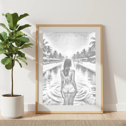 Sommerurlaub | Peinture par Points Artisanale Kit Complet