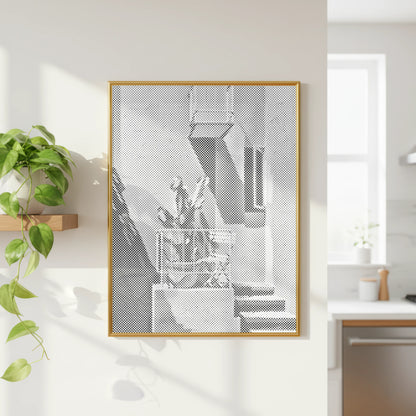 Sonnenbalkon | Peinture par Points Artisanale Kit Complet