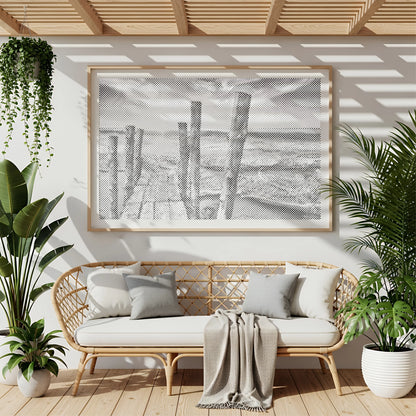 Sonnenuntergang am Strand | Peinture par Points Artisanale Kit Complet