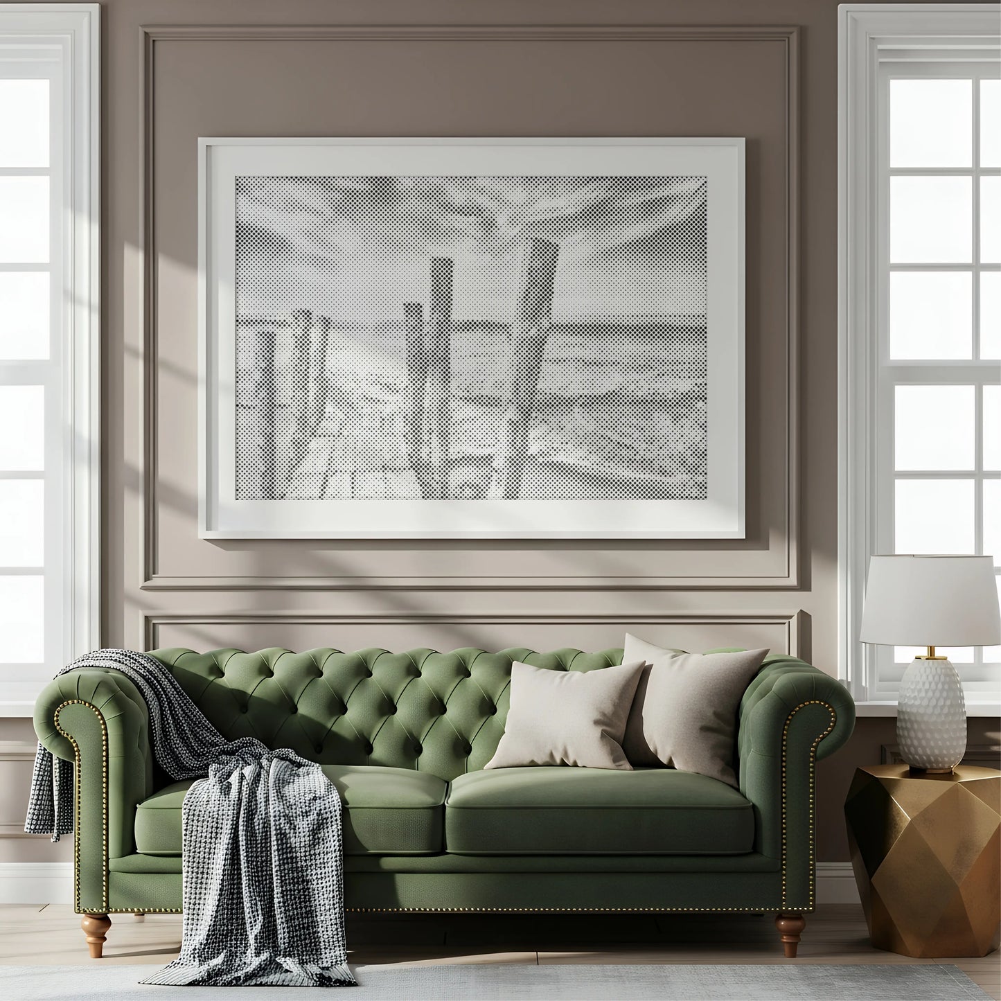 Sonnenuntergang am Strand | Peinture par Points Artisanale Kit Complet