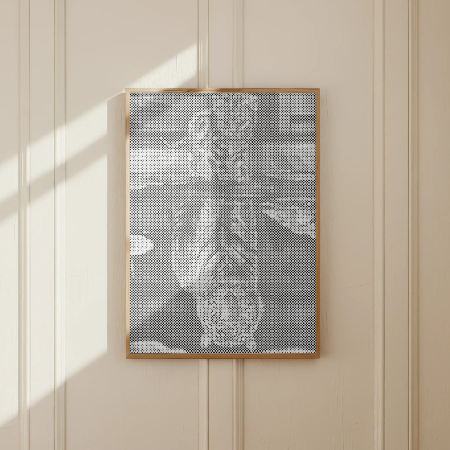 Le tigre intérieur • Peinture par points