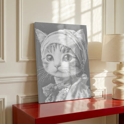 Regard de velours | Peinture par points