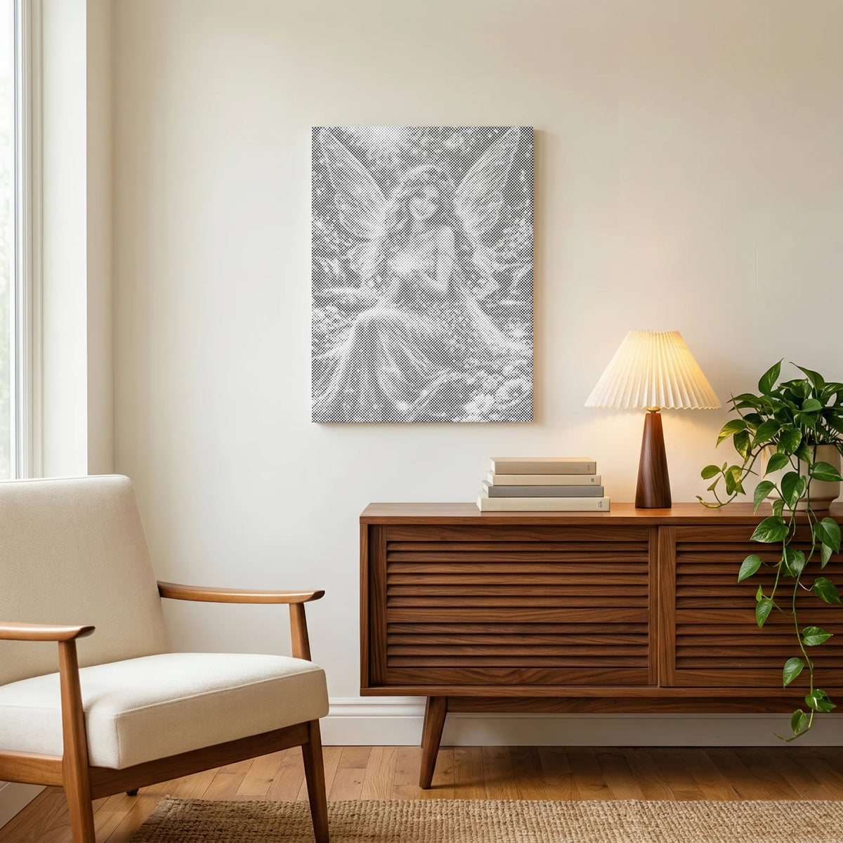 Un souffle de magie | Peinture par points en œuvre de peinture par points terminée