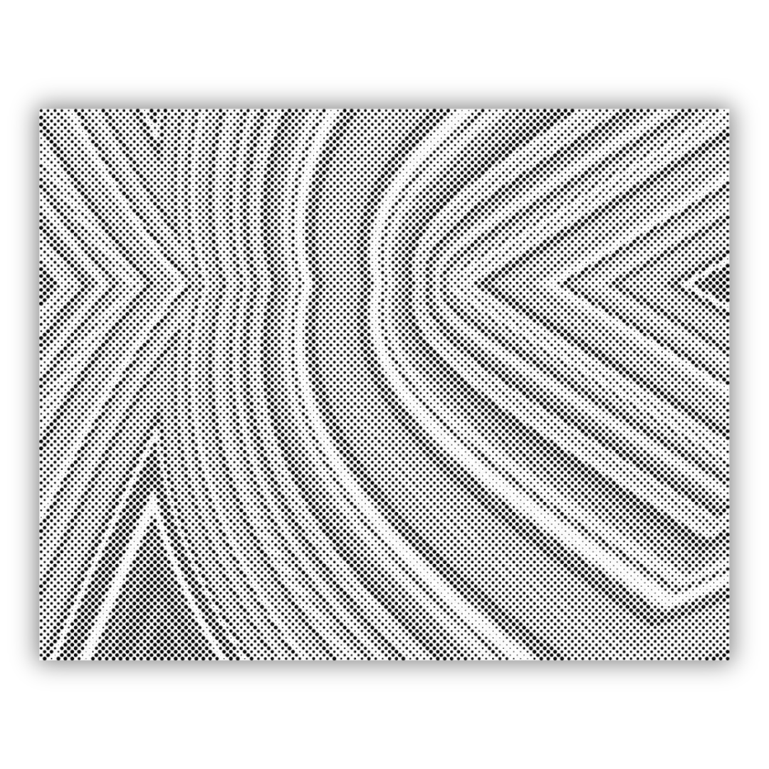 Abstrakter Hintergrund | Peinture par Points Artisanale Kit Complet en œuvre de peinture par points terminée