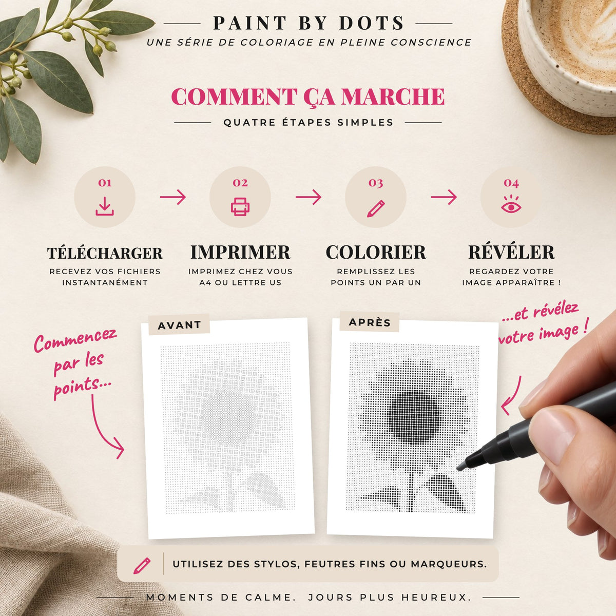 Comment télécharger, imprimer et remplir les cercles du livre Fleurs