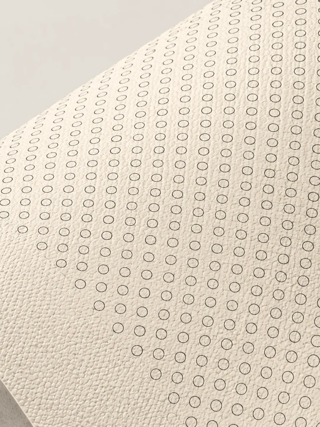 Toile de peinture par points imprimée avec des cercles clairs